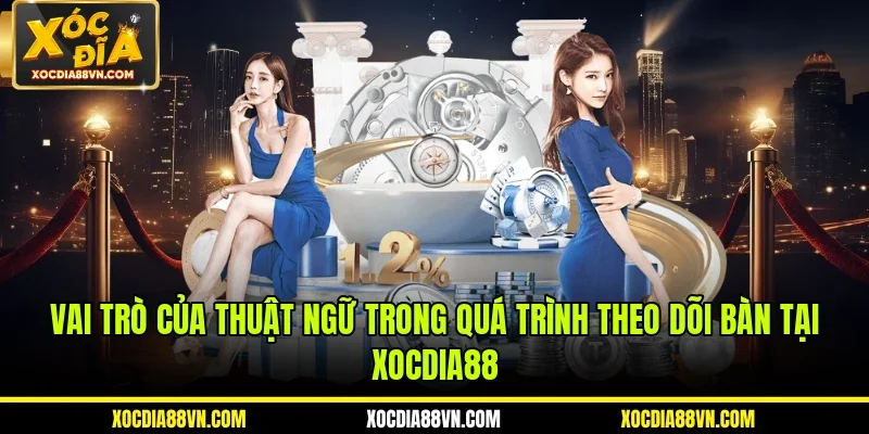 Vai trò của thuật ngữ trong quá trình theo dõi bàn tại XOCDIA88