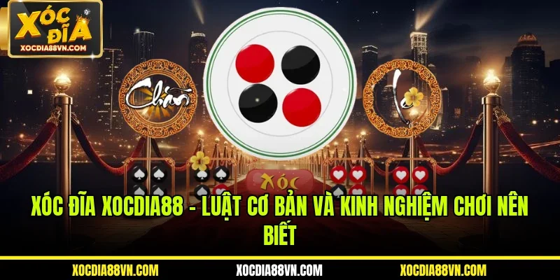 Xóc Đĩa XOCDIA88 - Luật Cơ Bản Và Kinh Nghiệm Chơi Nên Biết